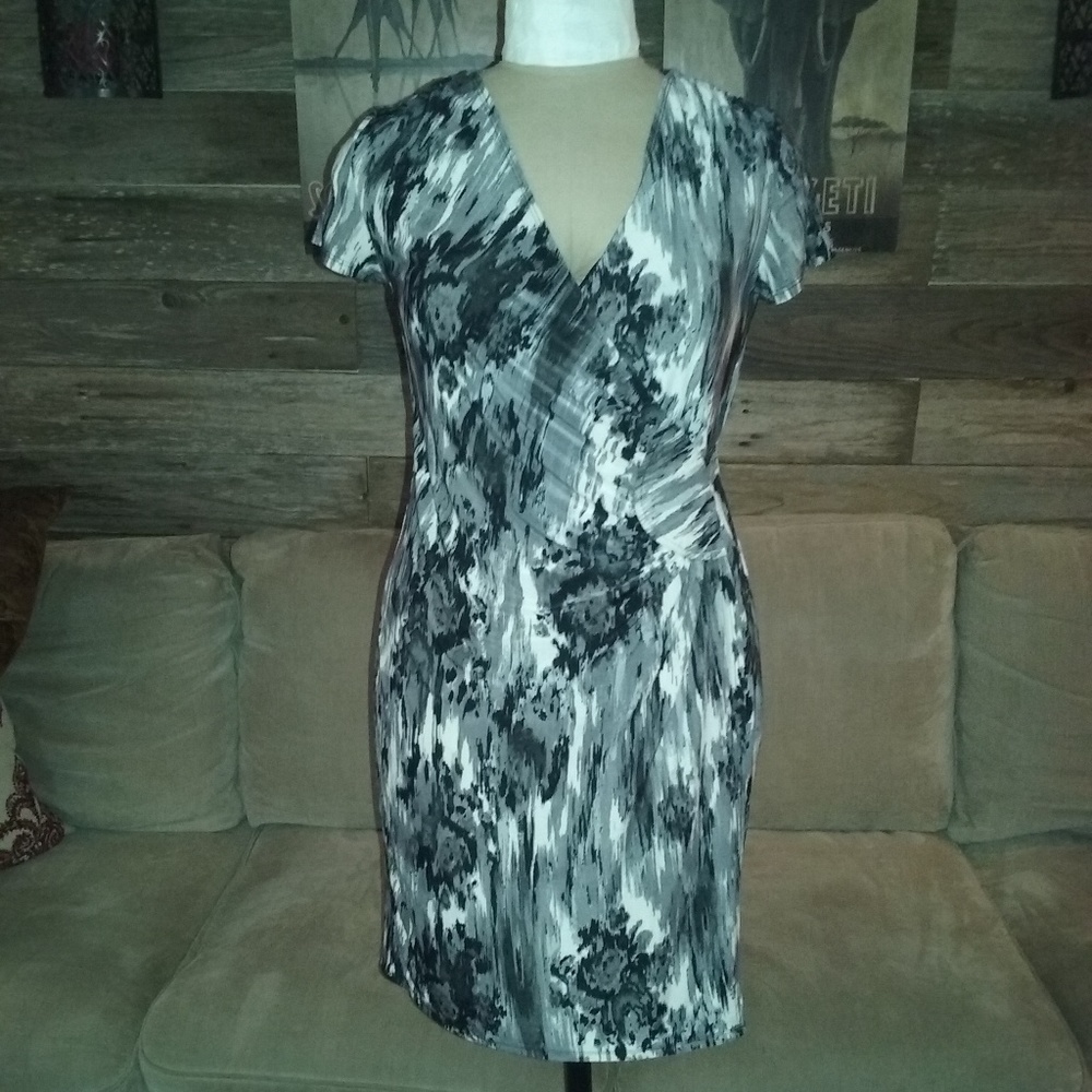 Faux Wrap Dress AA Studio